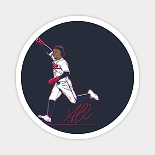 Ozzie Albies Superstar Pose Magnet